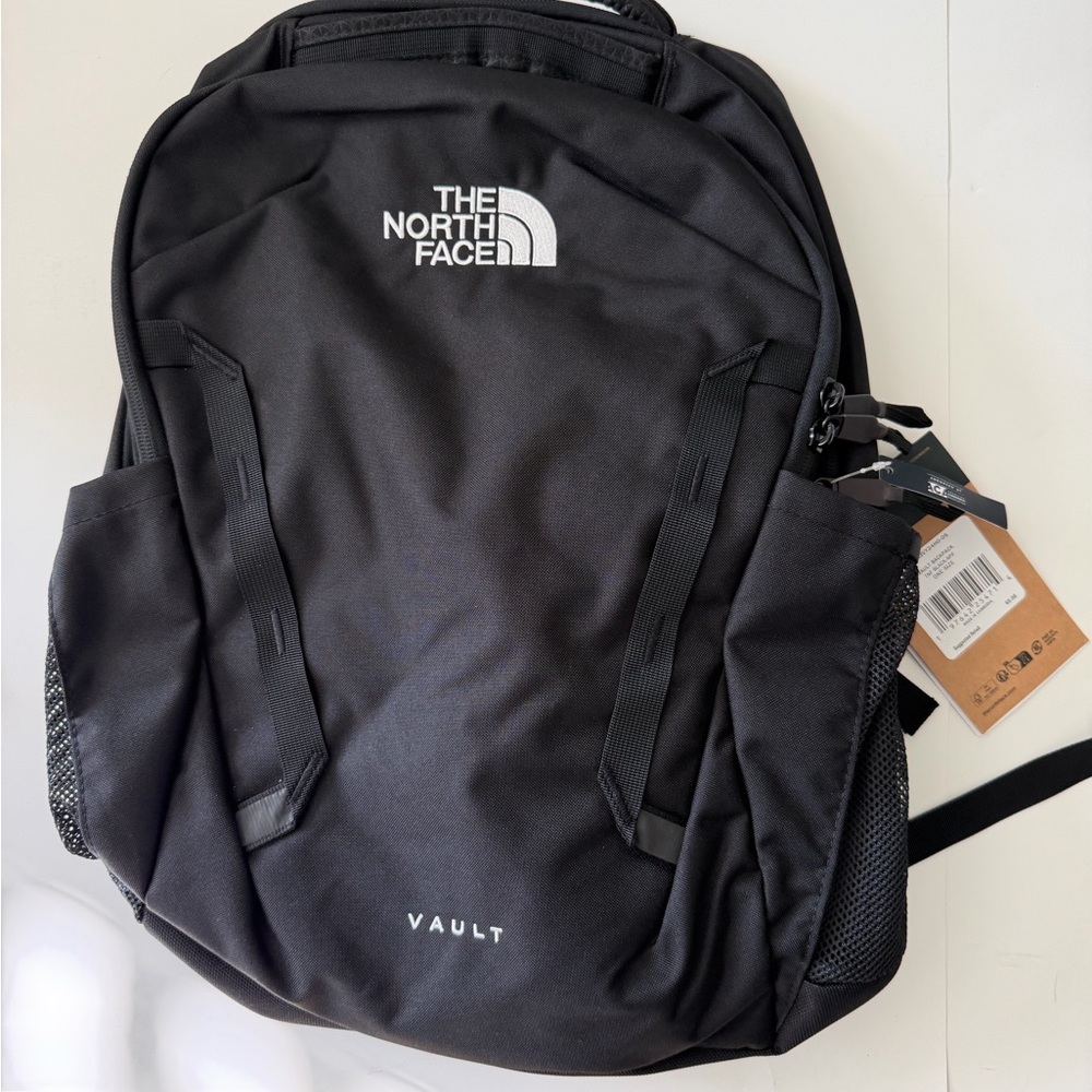 Brand new The North Face Vault Black Backpack